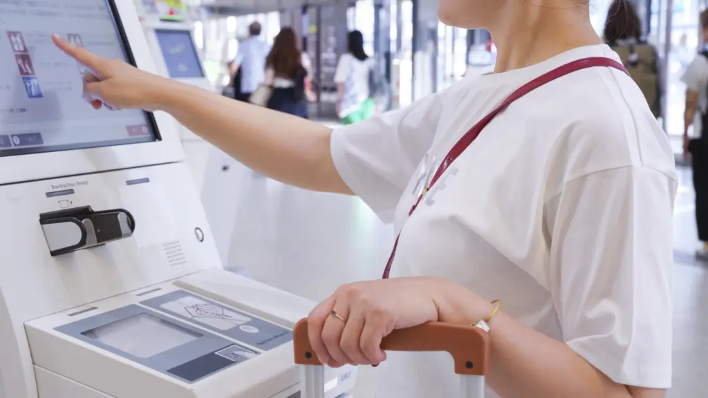 出発受付のイメージ