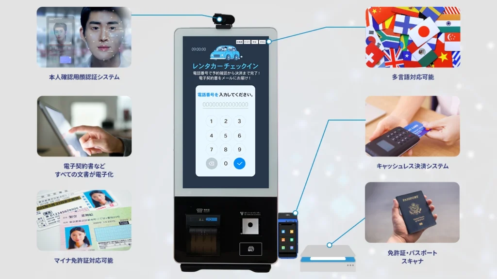 マイナ免許証対応受付機